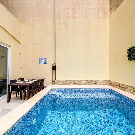 Modern Duplex With Private Pool & Ac Malta * Balzan
